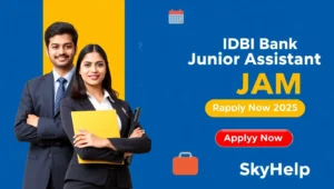 IDBI Bank Junior Assistant Manager (JAM) Recruitment 2025
